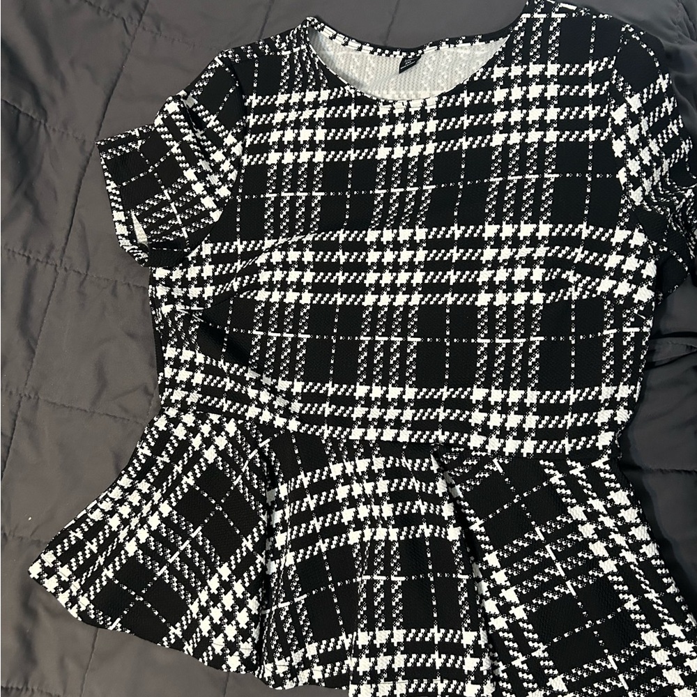 SHEIN peplum top